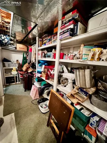 a storage and utility room