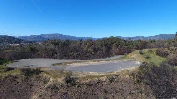 a view of outdoor space with mountain view