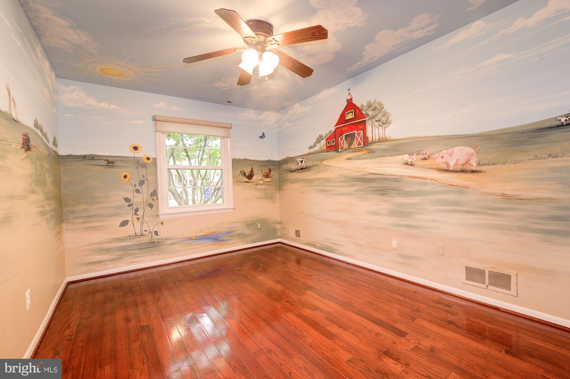 12825 Jingle Lane Silver Spring, MD 20906 - Photo 15 of 29 Bedroom #2 with custom paint work.