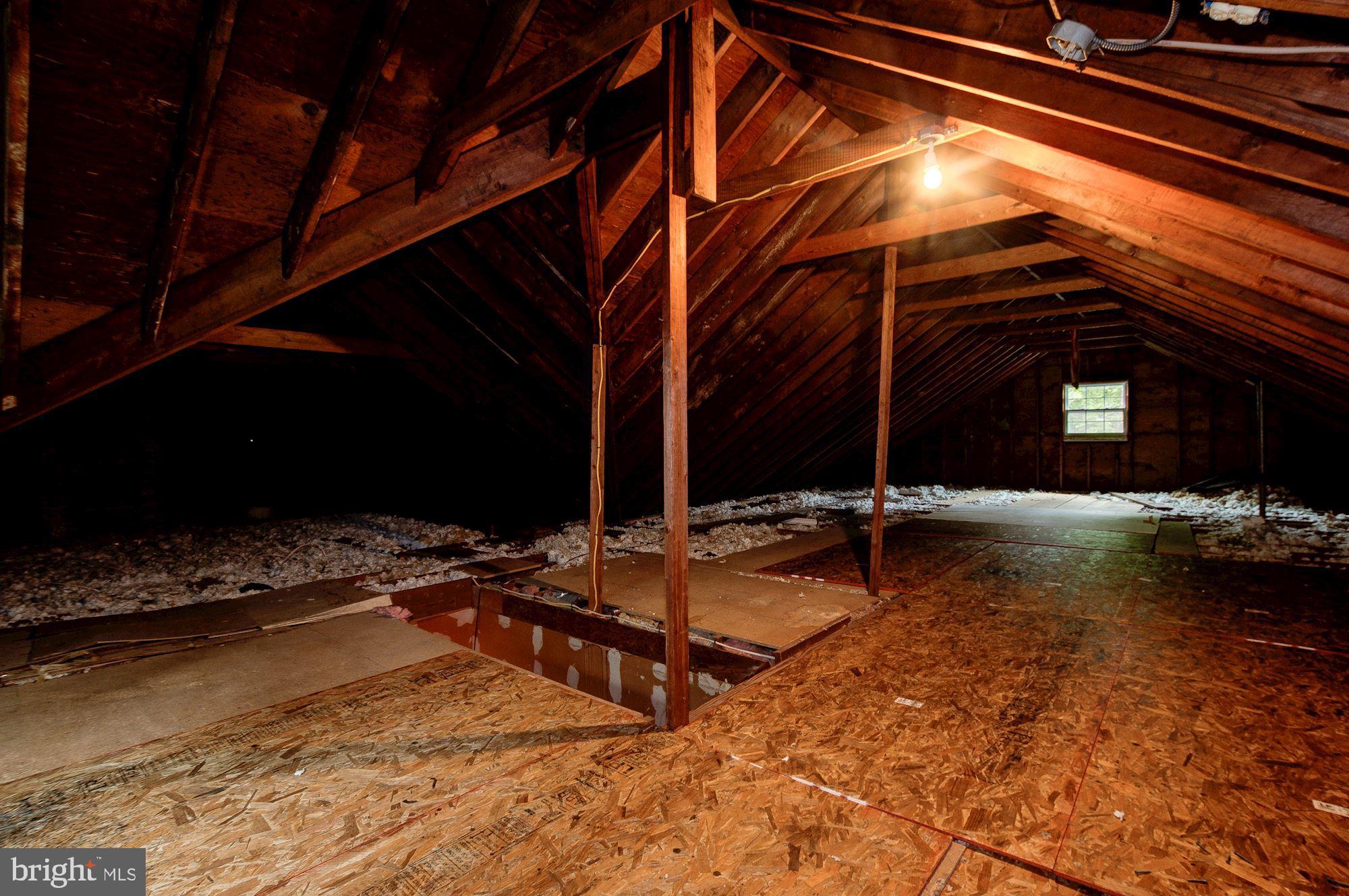 12825 Jingle Lane Silver Spring, MD 20906 - Photo 24 of 29 Unfinished attic space - tons of room to expand!