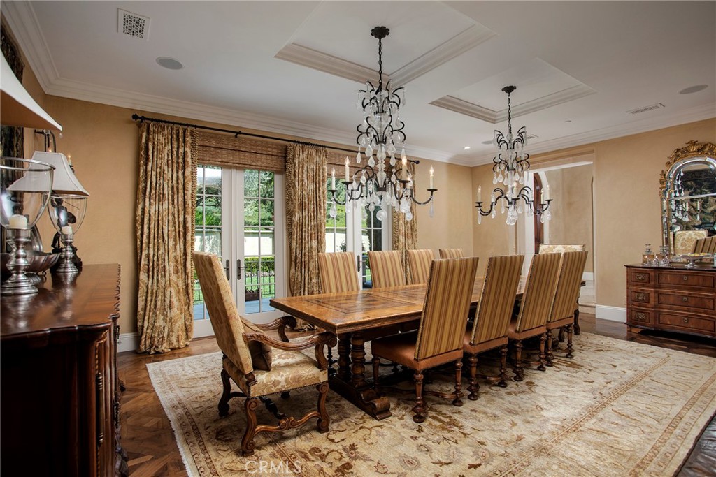 10 Fairway Point Newport Coast, CA 92657 - Photo 12 of 31 a view of a dining room with furniture window and wooden floor