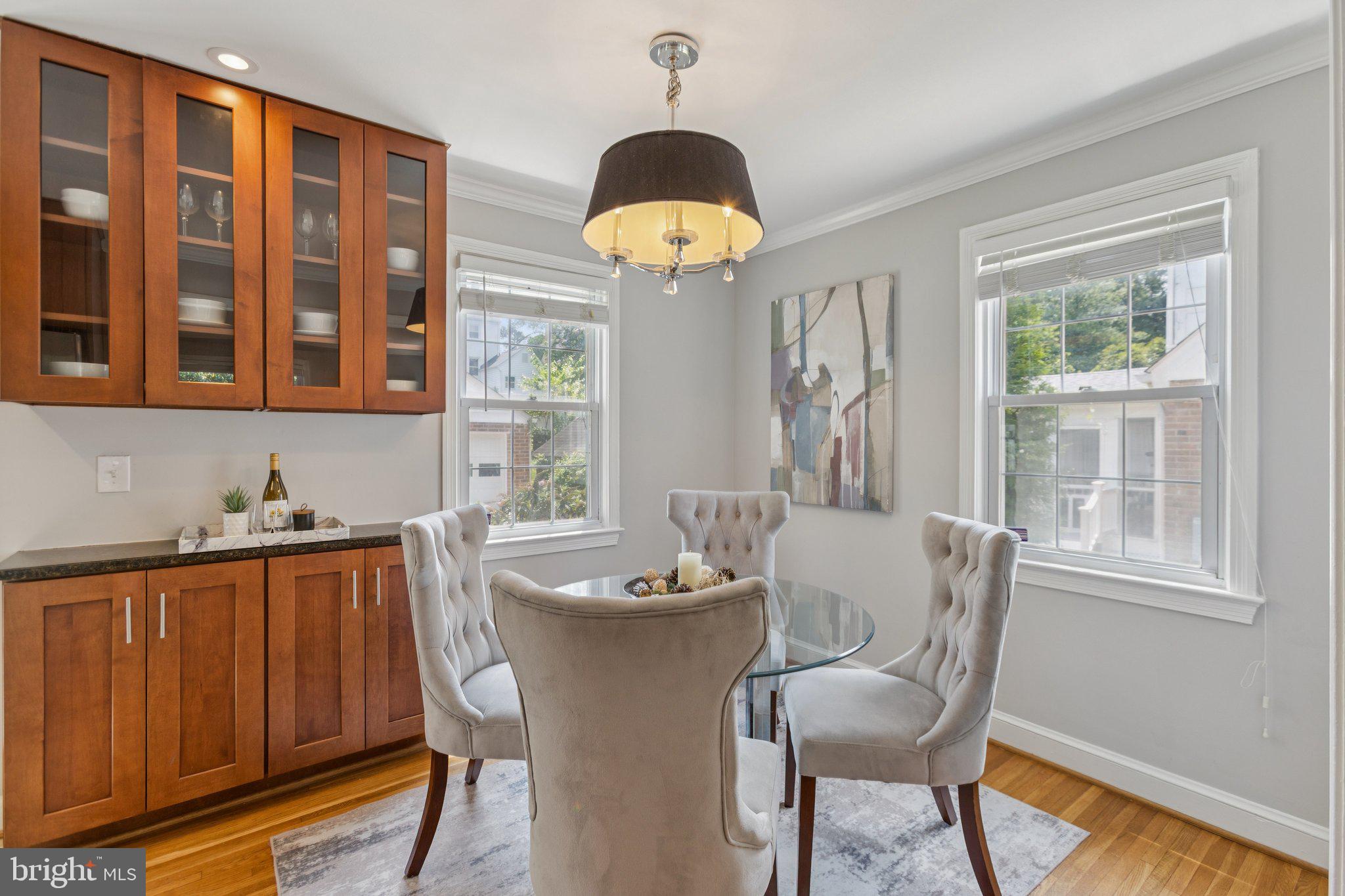 1718 Dublin Drive Silver Spring, MD 20902 - Photo 6 of 25 a view of a dining room with furniture window and wooden floor