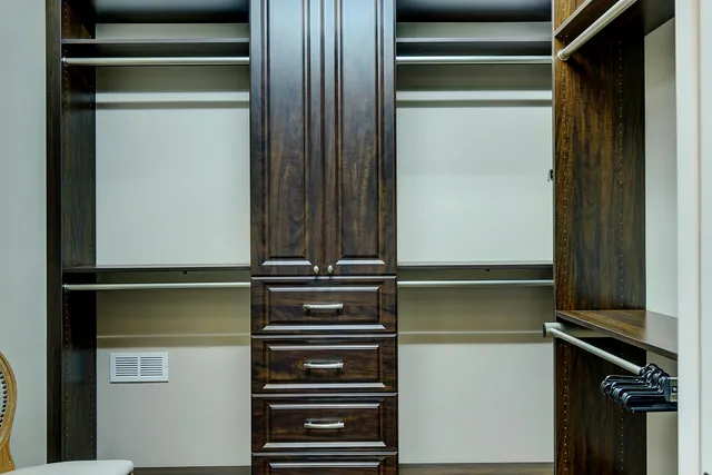 a view of a swimming pool with patio