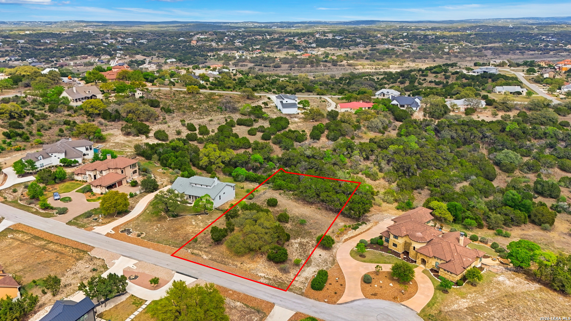 1033 Bluewater Place Spring Branch, TX 78070 - Photo 8 of 25 an aerial view of residential houses with outdoor space