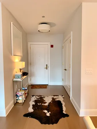 a room with a bed and a window