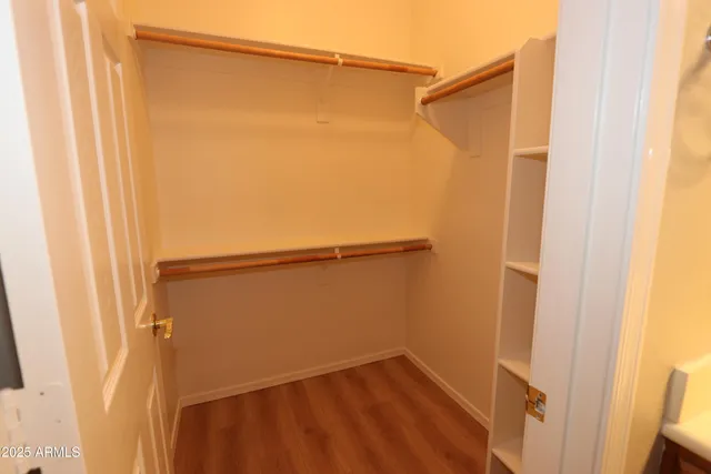 a view of walk in closet
