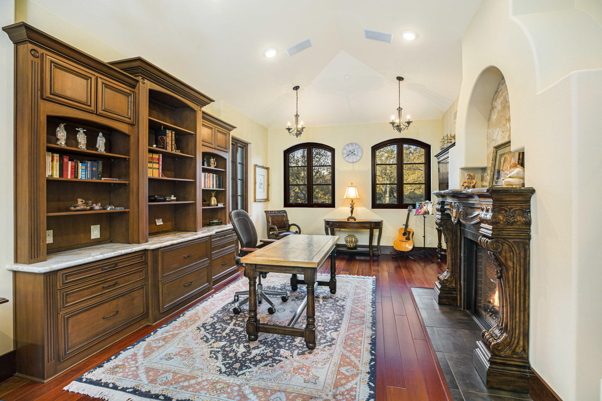2020 Creekside Road Montecito, CA 93108 - Photo 11 of 29 Living room/Office or Study