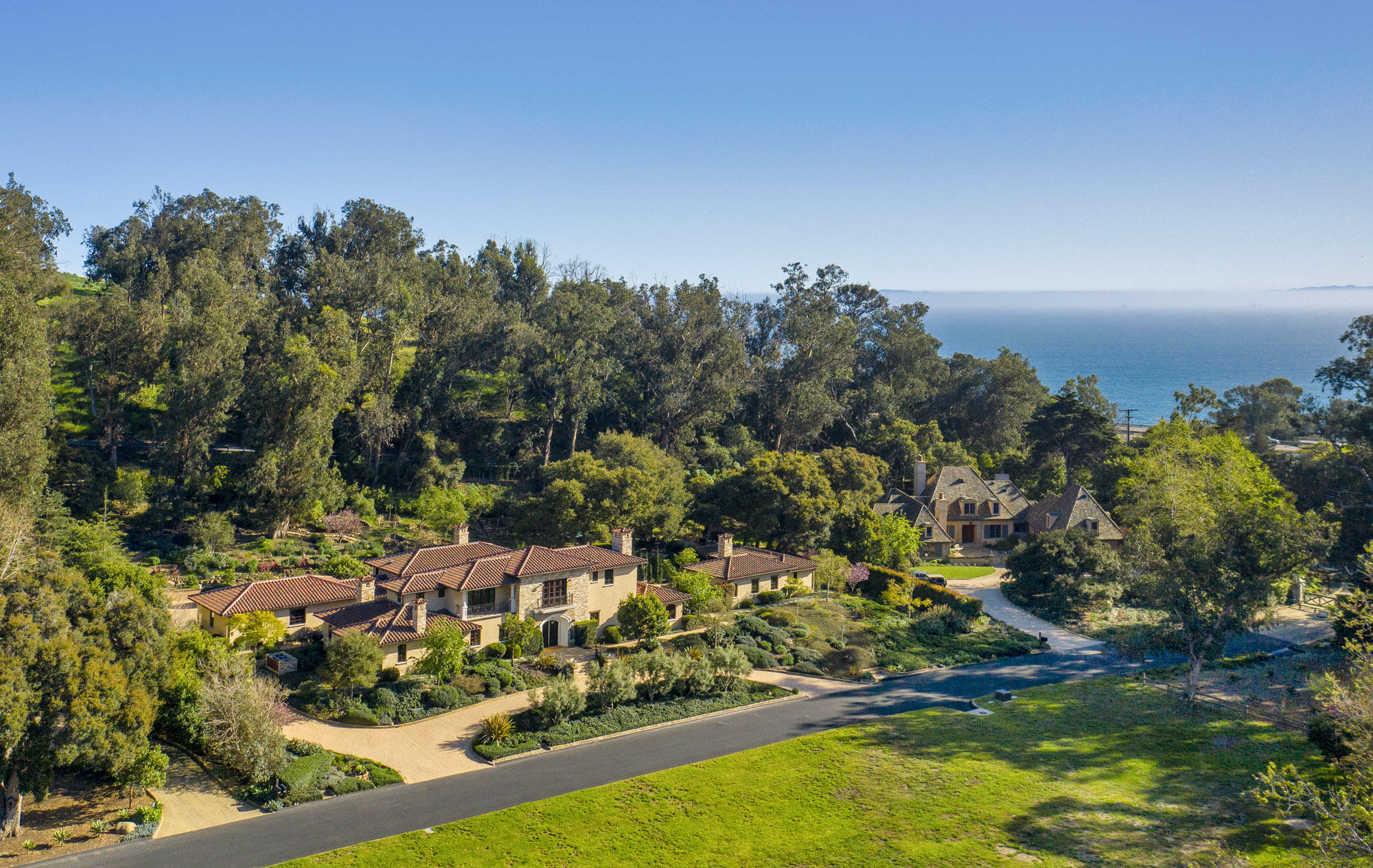 2020 Creekside Road Montecito, CA 93108 - Photo 29 of 29 Ariel Overview