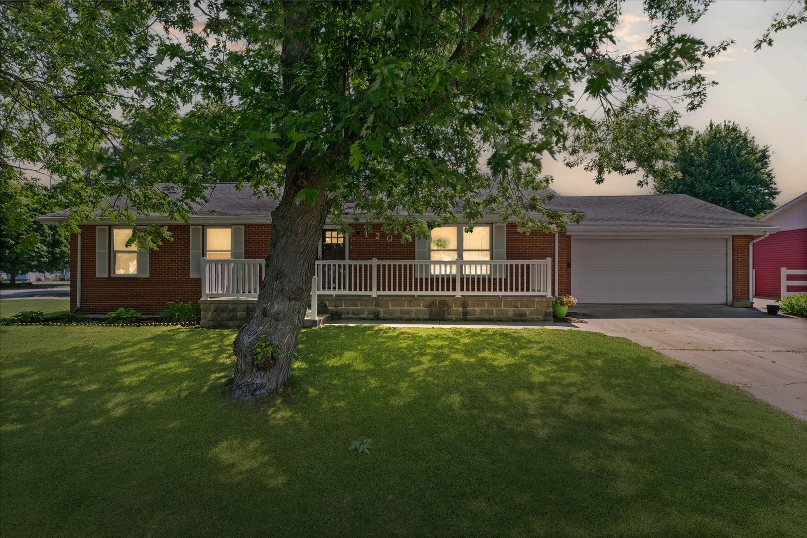 120 North Fredrick Street Rantoul, IL 61866 - Photo 2 of 46 a view of backyard of house with green space