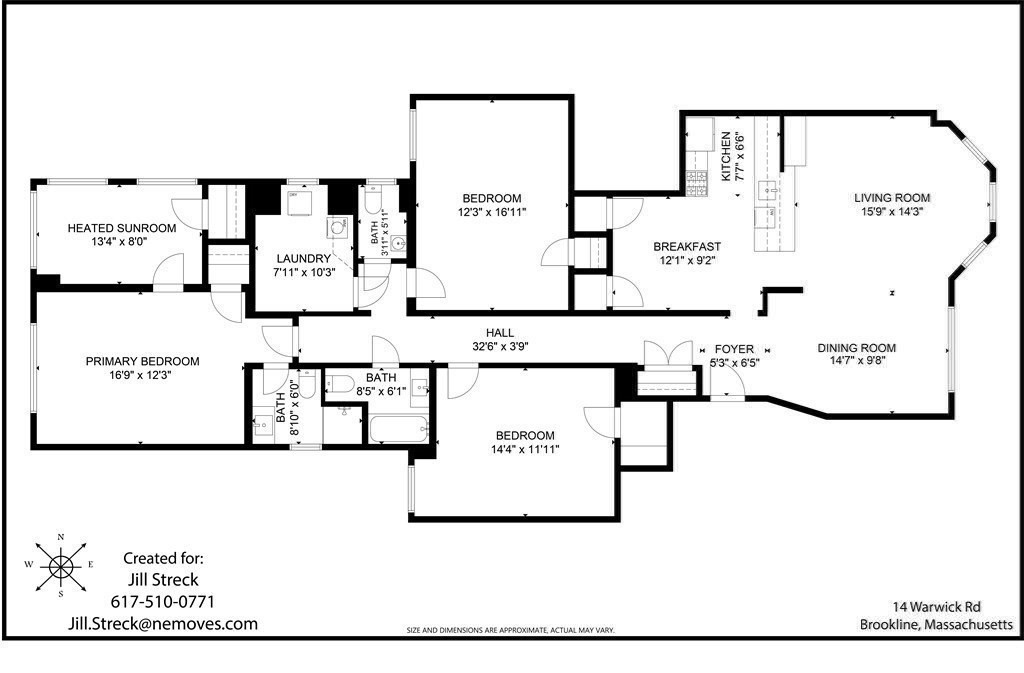 14 Warwick Road, Unit 1 Brookline, MA 02445 - Photo 28 of 29 a picture of a book and a bed