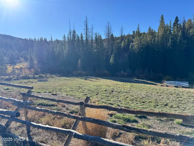 a view of a pathway with a yard