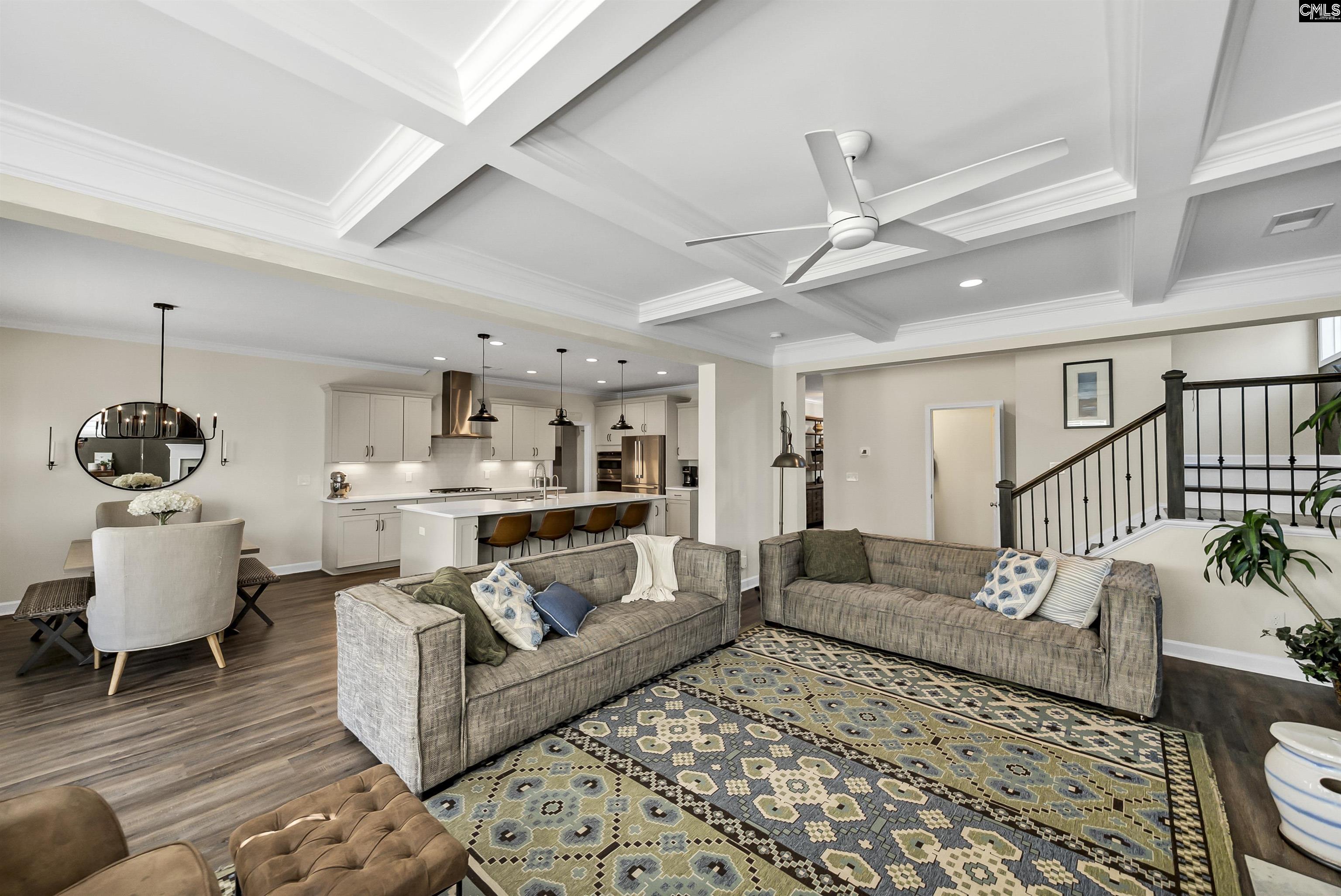 515 Malachite Lane Chapin, SC 29036 - Photo 5 of 63 a living room with furniture and a ceiling fan