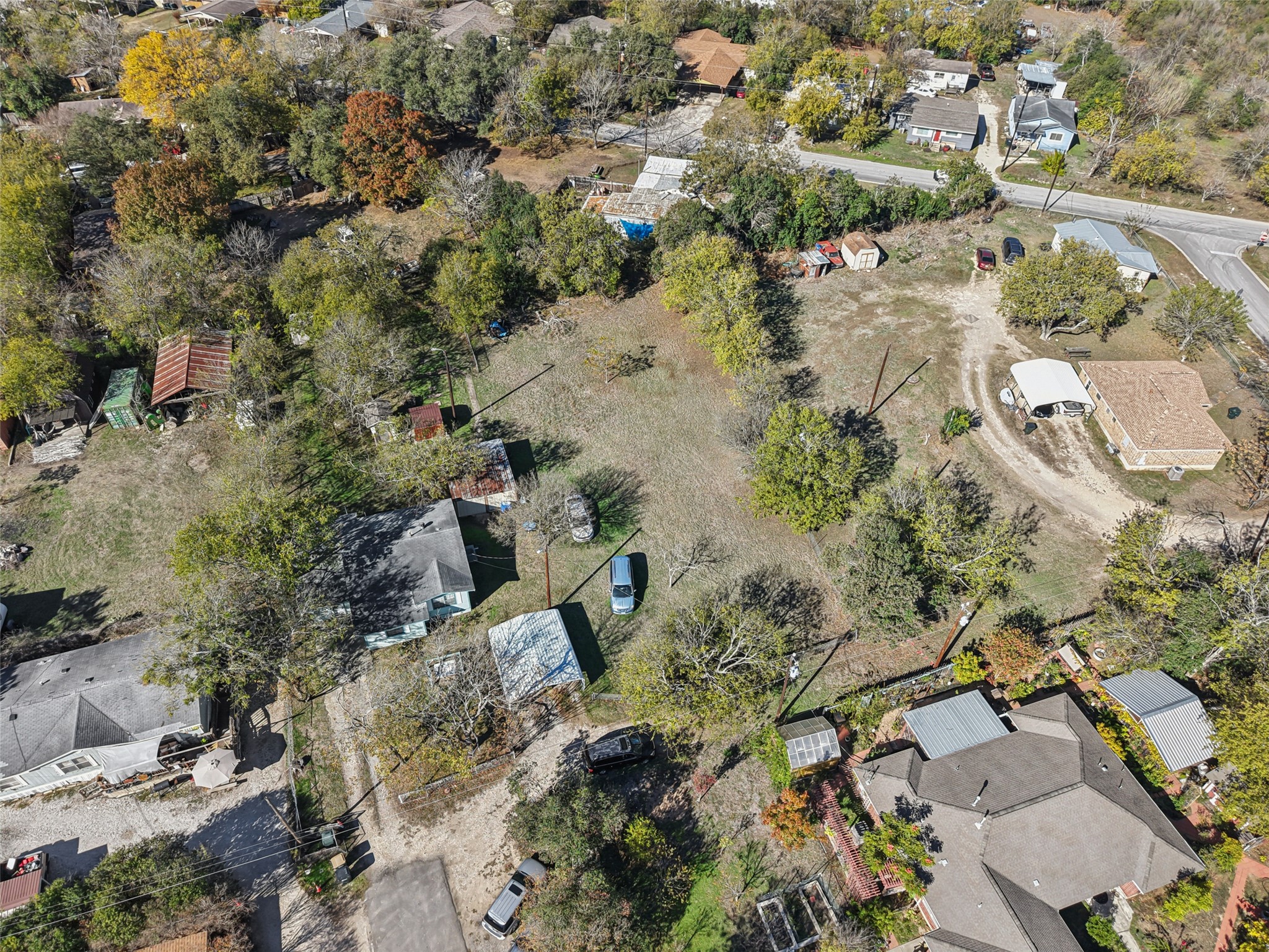 Tbd Austin Street Kyle, TX 78640 - Photo 8 of 16 Aerial view of property and surrounding area with nearby suburban area