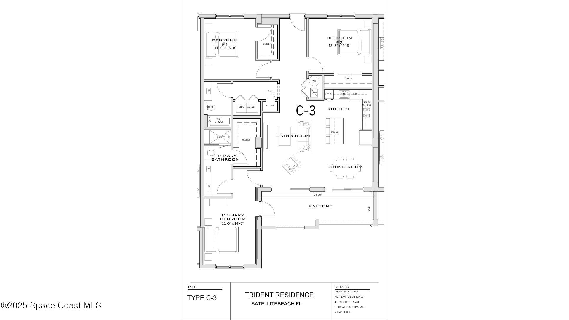 1230 Jimmy Buffett Mem Highway, Unit 411 Satellite Beach, FL 32937 - Photo 14 of 14 a picture of a room with a white wall and a large window