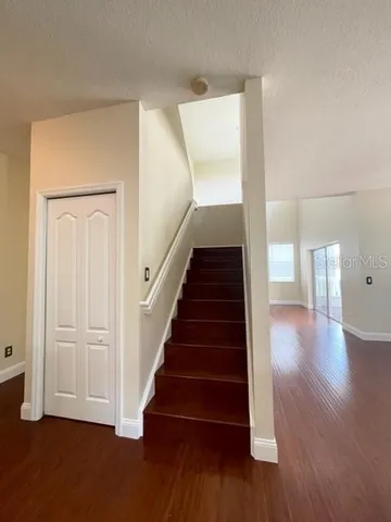 a view of outdoor space with a garden