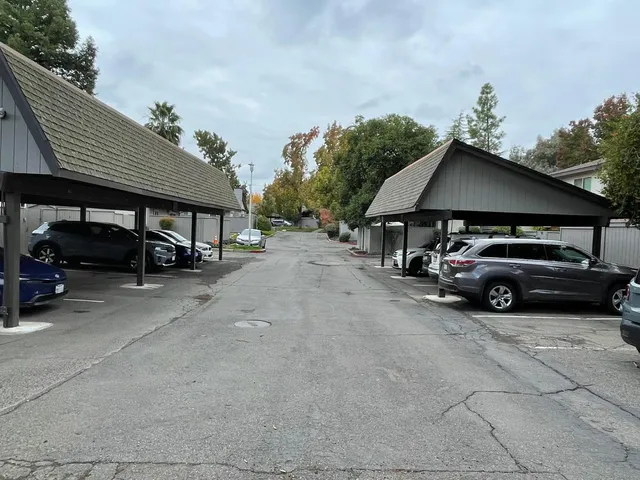 a car parked in front of house