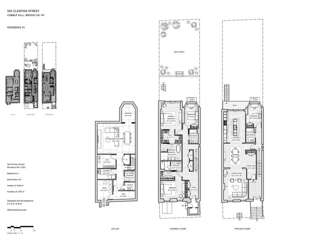 $6,995,000 | 323 Clinton Street, Unit 1 | Cobble Hill