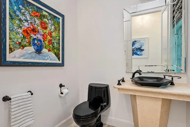 a view of a patio with swimming pool table and chairs