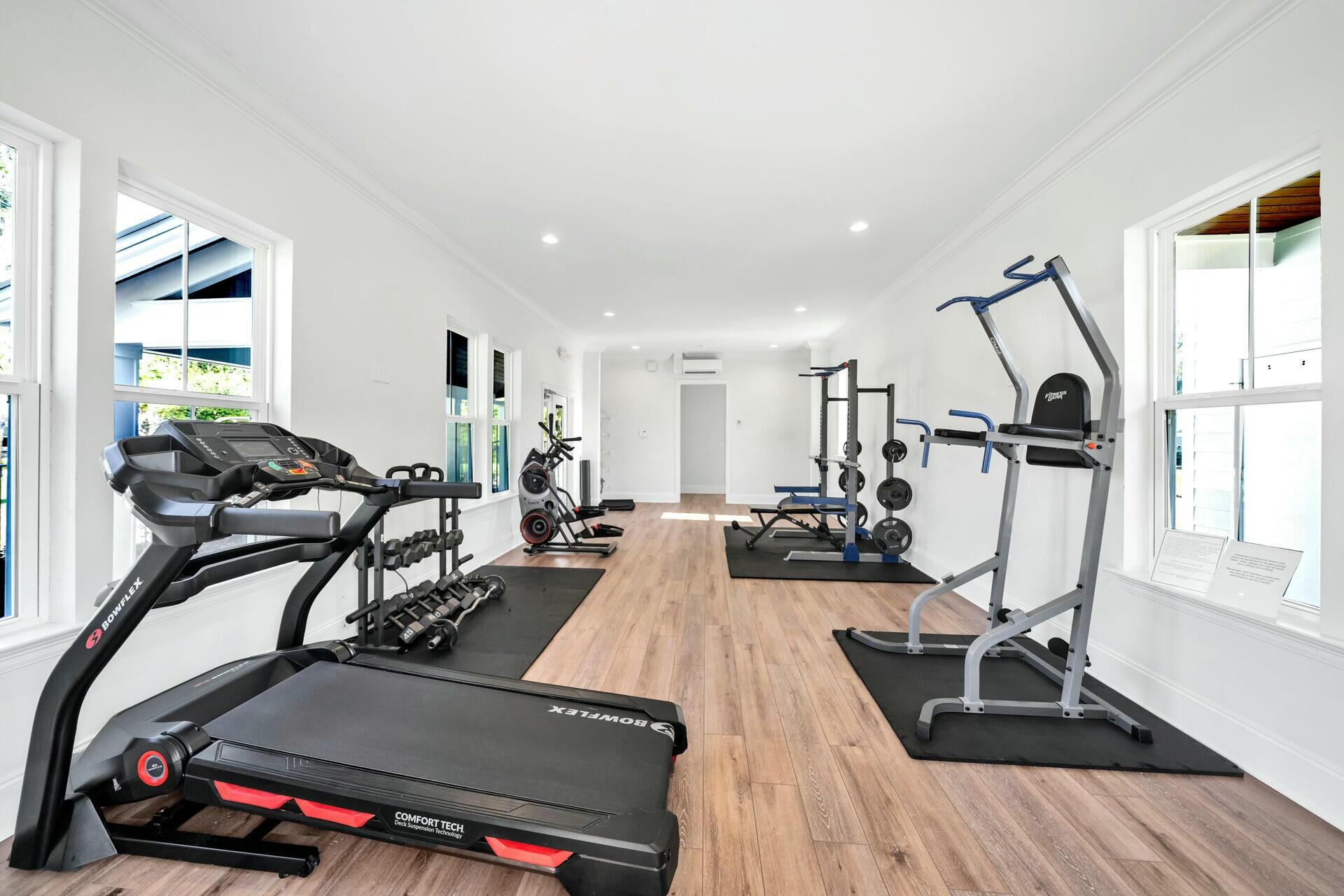 176 Hibernate Way Freeport, FL 32439 - Photo 50 of 66 a view of a room with gym equipment