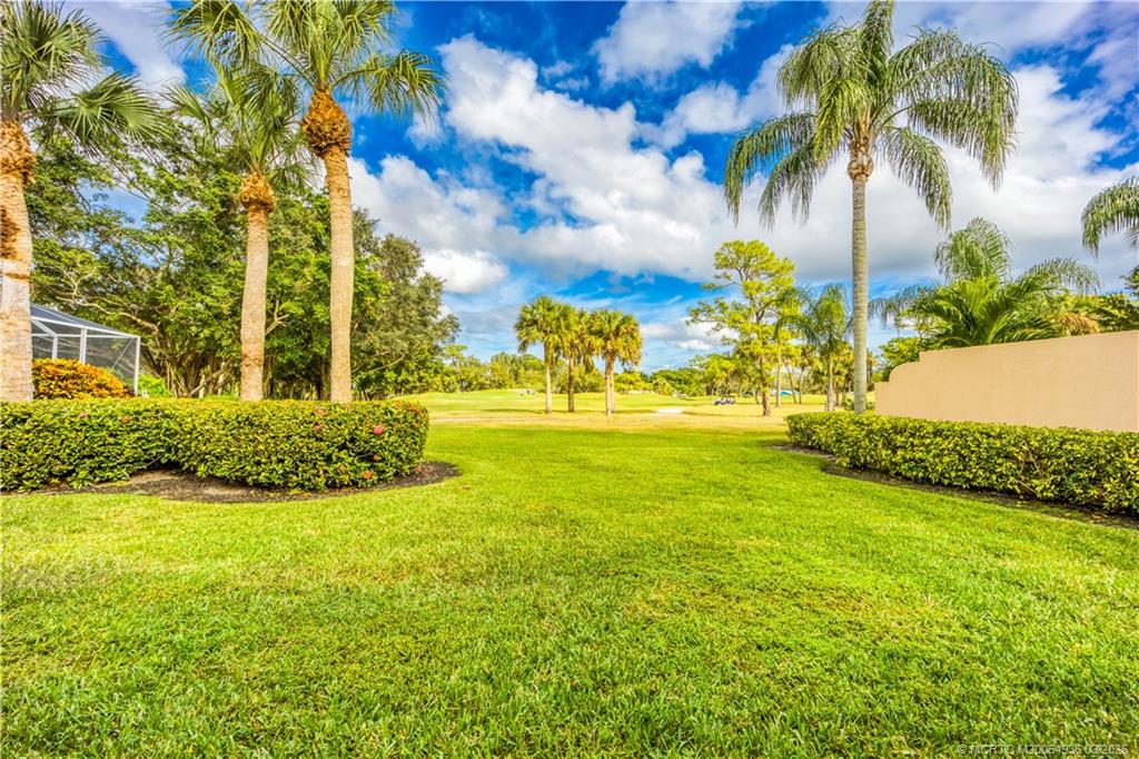 1477 Southwest Eagleglen Place Stuart, FL 34997 - Photo 29 of 36 a view of an ocean with a big yard