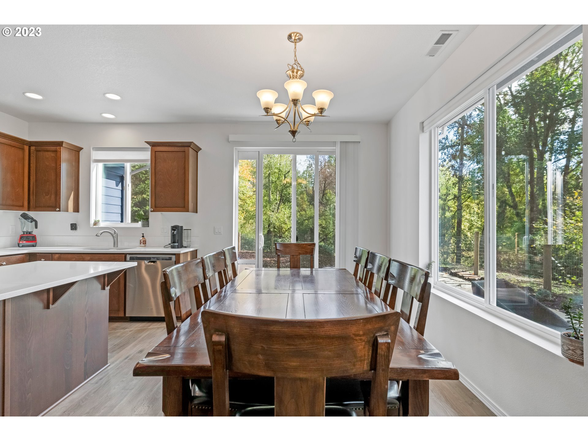 32580 South Needy Road Canby, OR 97013 - Photo 10 of 35 a view of a dining room with furniture window and outside view