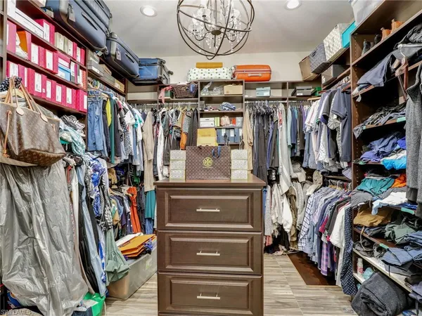 a view of walk in closet