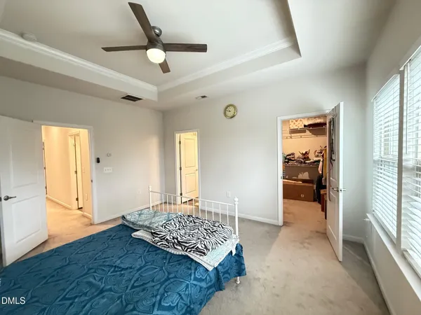 a living room with couch and a table