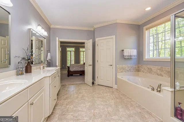 a view of a livingroom with furniture and a window