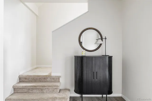 a front view of a house with entryway