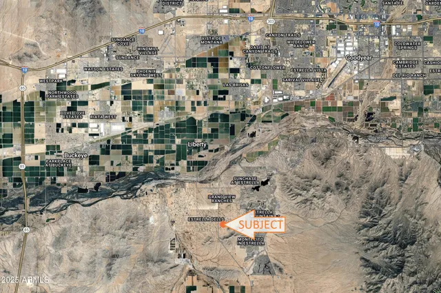 a view of parking area and a building