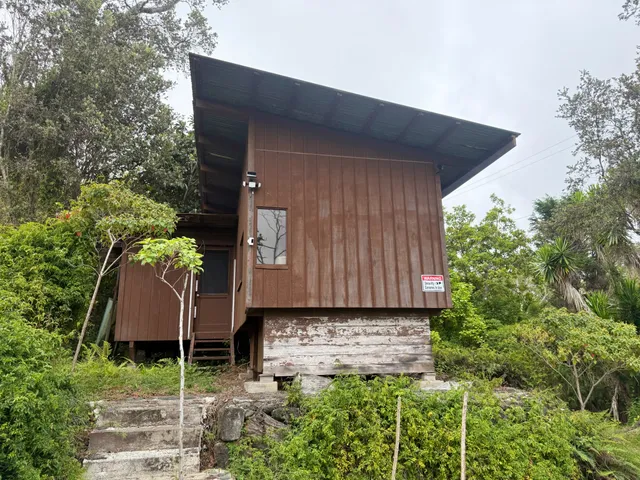 a house with trees in the background