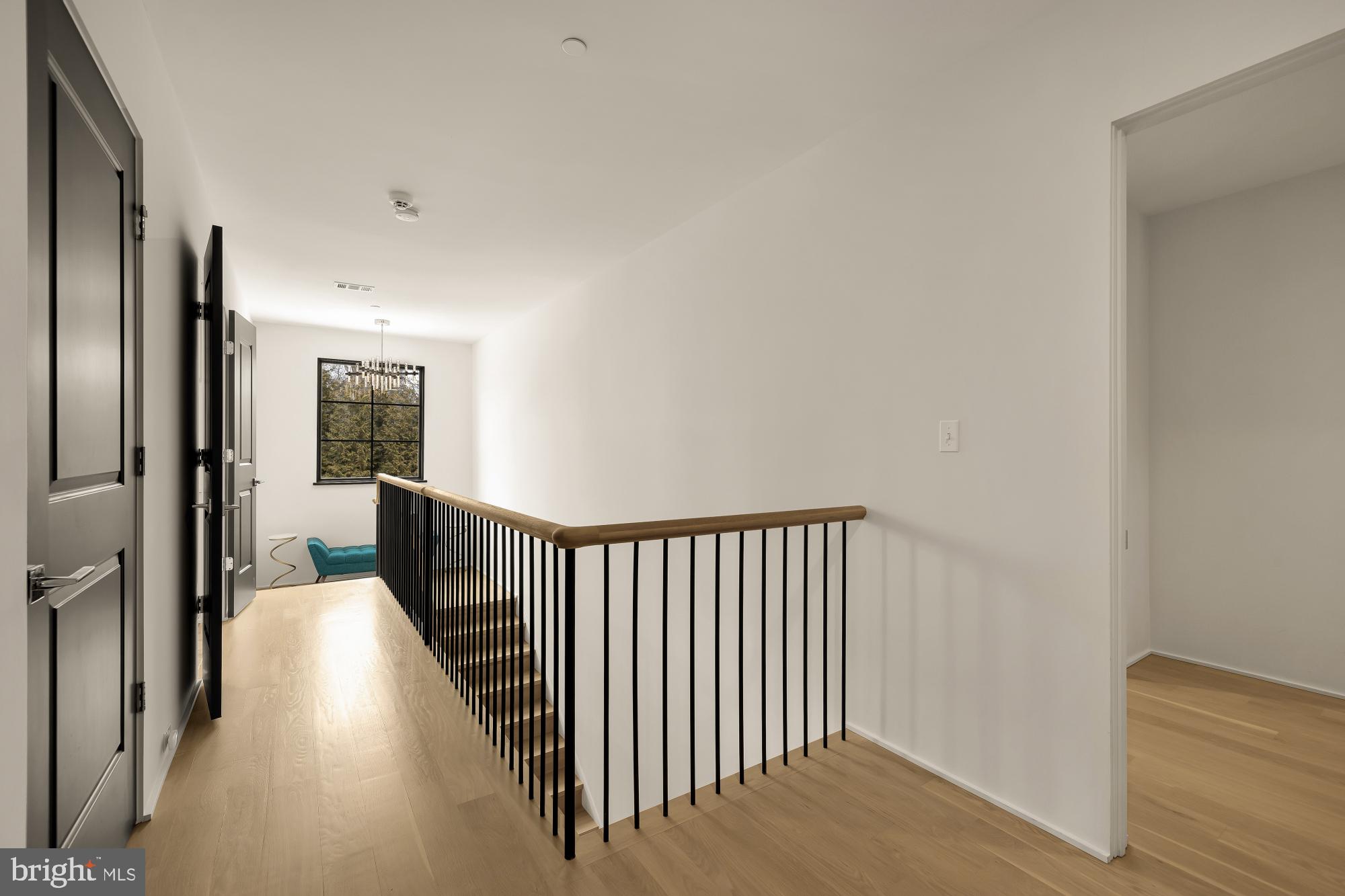 7613 Glenbrook Road Bethesda, MD 20814 - Photo 38 of 90 a view of gallery with wooden floor