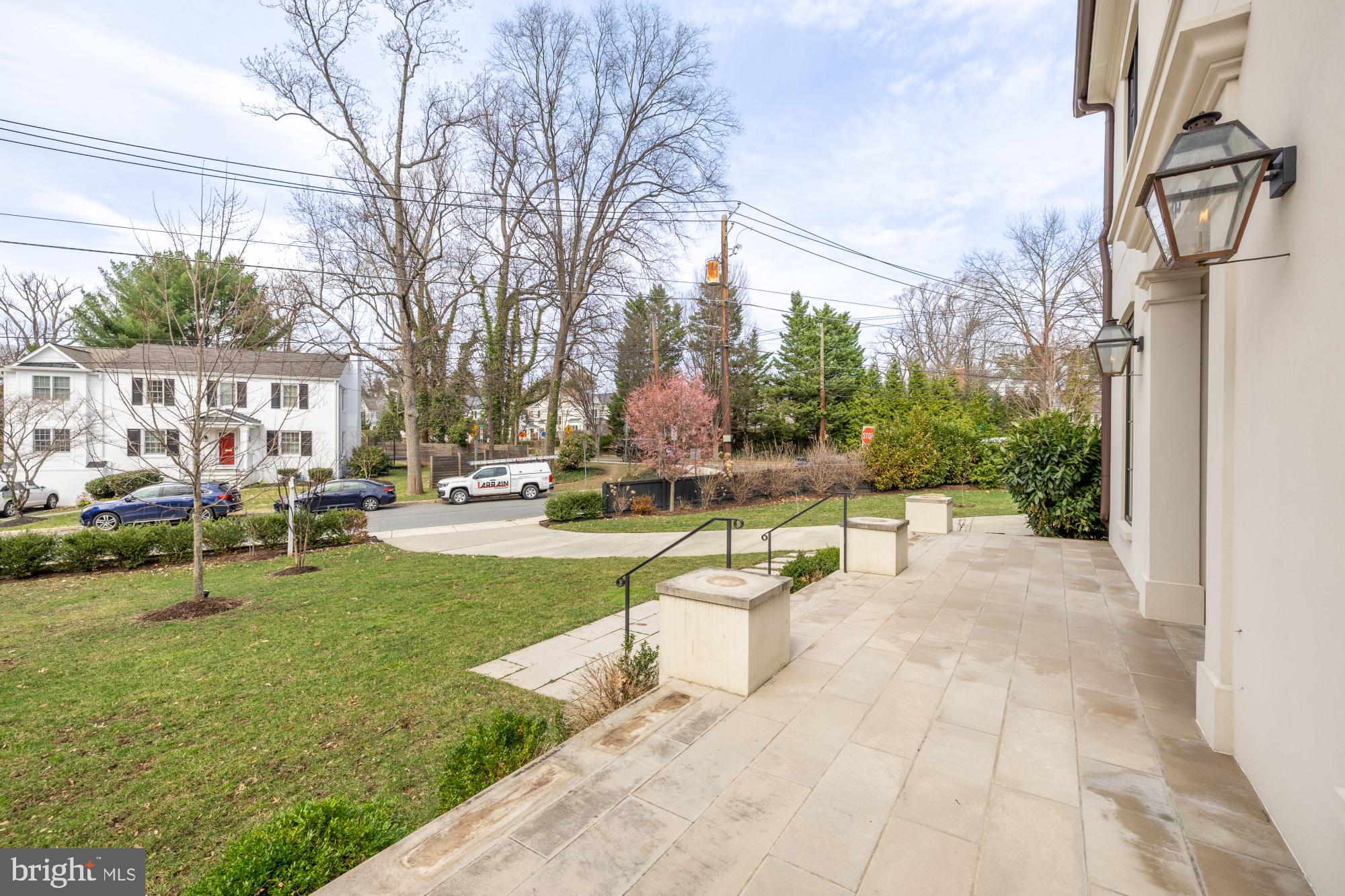 7613 Glenbrook Road Bethesda, MD 20814 - Photo 85 of 90 a view of swimming pool with sitting area and garden