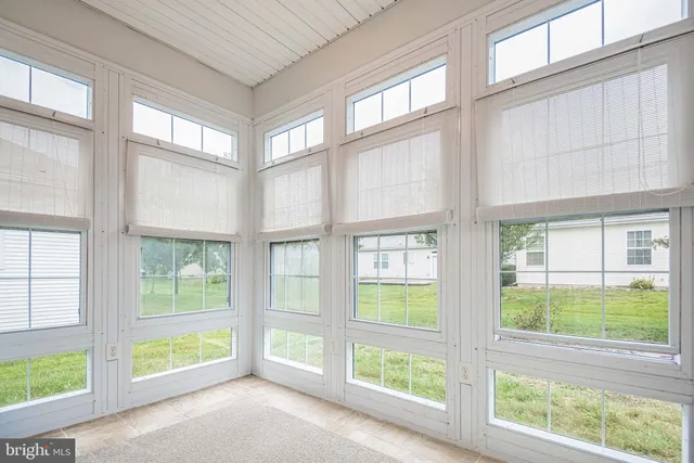 a view of an front door