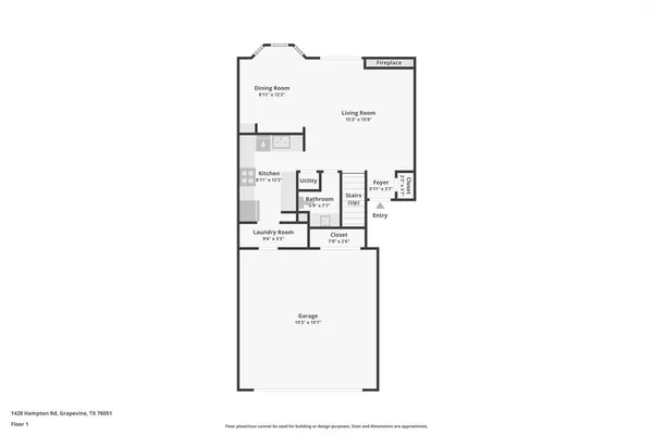 $425,000 | 1428 Hampton Road, Grapevine, TX 76051