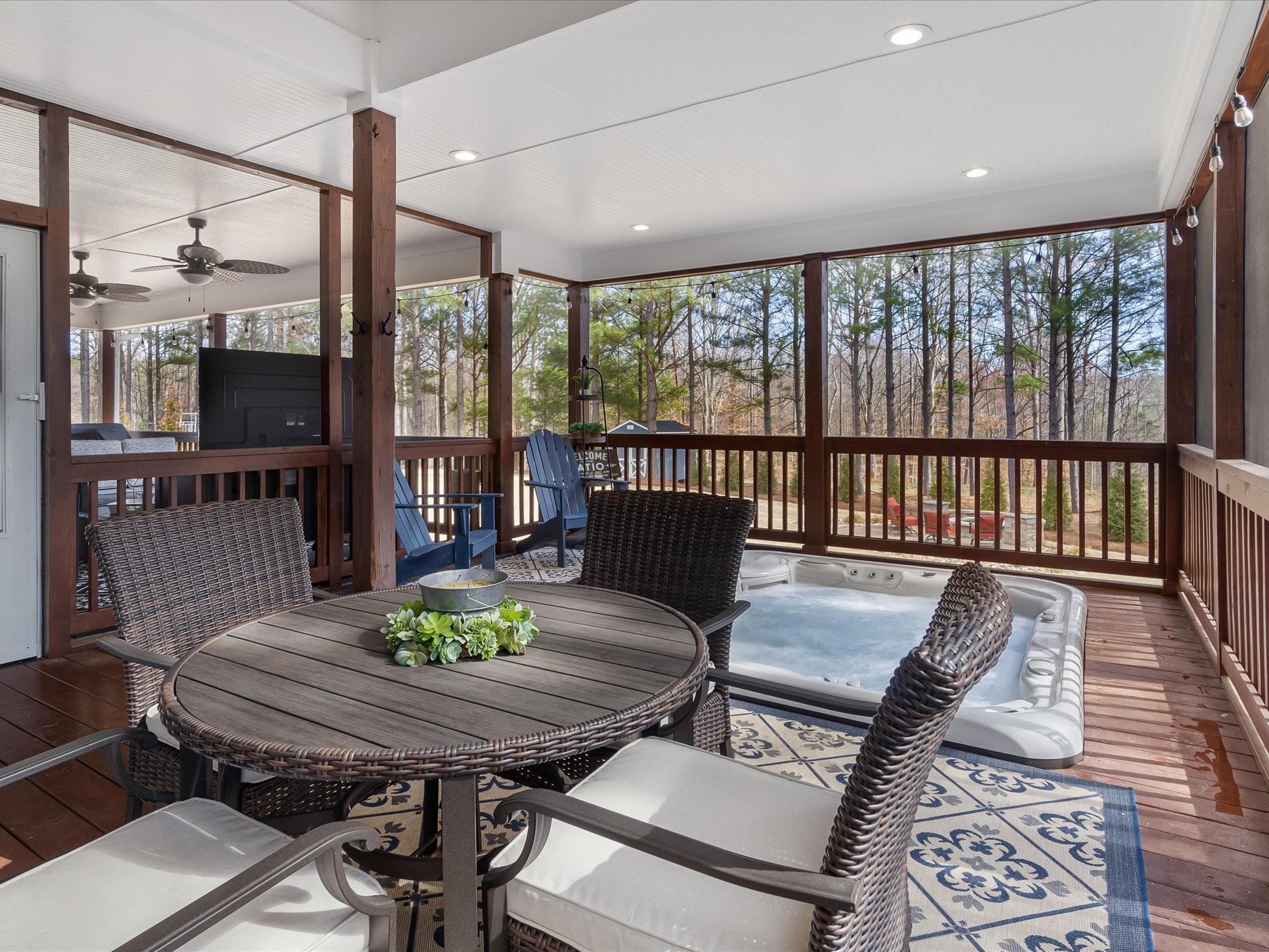 4876 Killian Crossing Drive Denver, NC 28037 - Photo 33 of 46 a view of a dining room with furniture window and wooden floor