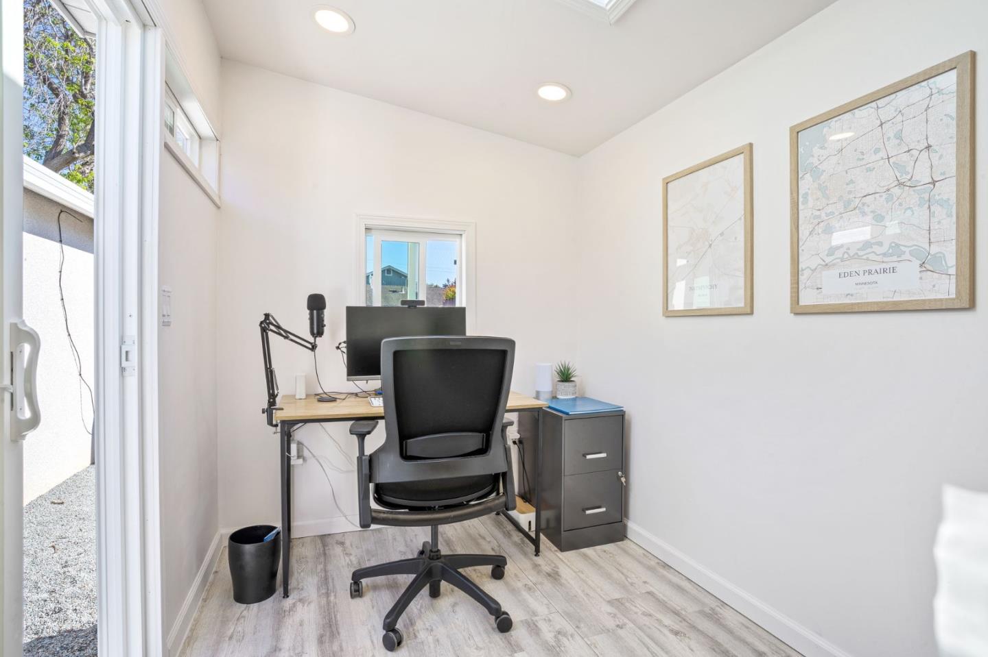 1851 Nash Drive San Mateo, CA 94401 - Photo 35 of 46 a view of a workspace with furniture and a window