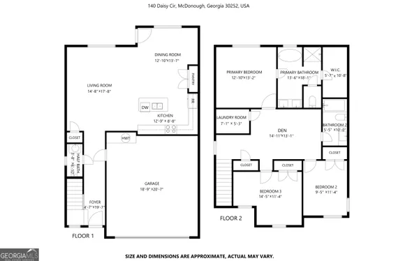 $1,995 | 140 Daisy Circle, McDonough, GA 30252