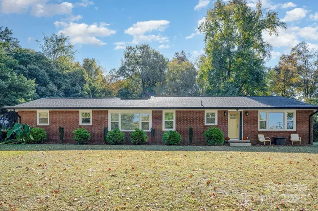 front view of house with a yard