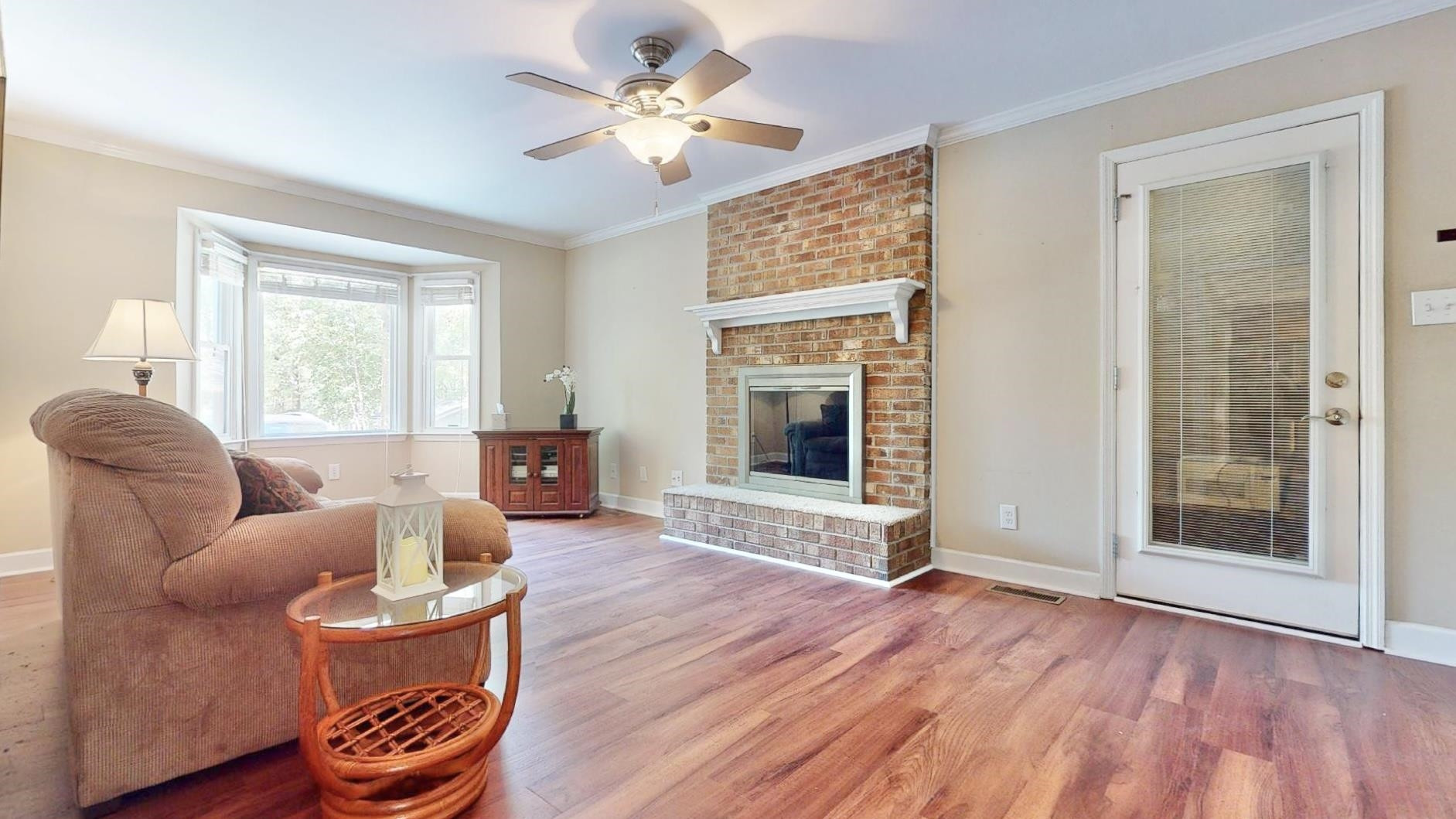 826 Chip Circle Cary, NC 27513 - Photo 16 of 44 a living room with furniture and a fireplace