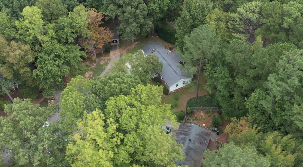 826 Chip Circle Cary, NC 27513 - Photo 43 of 44 an aerial view of a house with yard and outdoor space