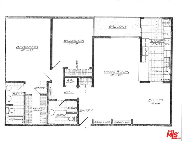 a picture of a room with a large window