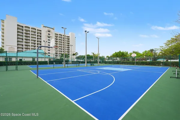 a view of tennis court