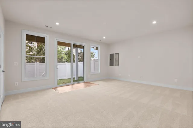 a view of an empty room