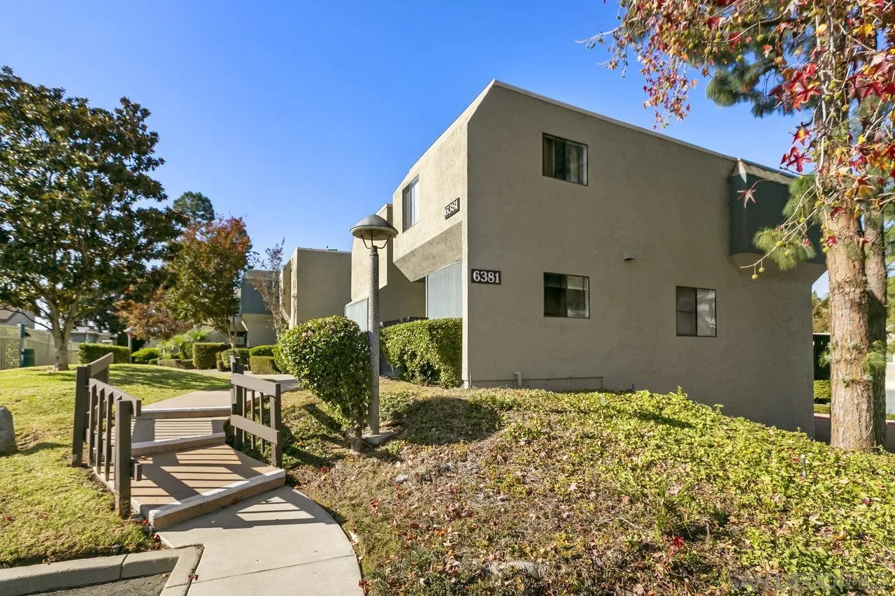6381 Rancho Mission Road, Unit 6 San Diego, CA 92108 - Photo 25 of 30 a house view with a outdoor space