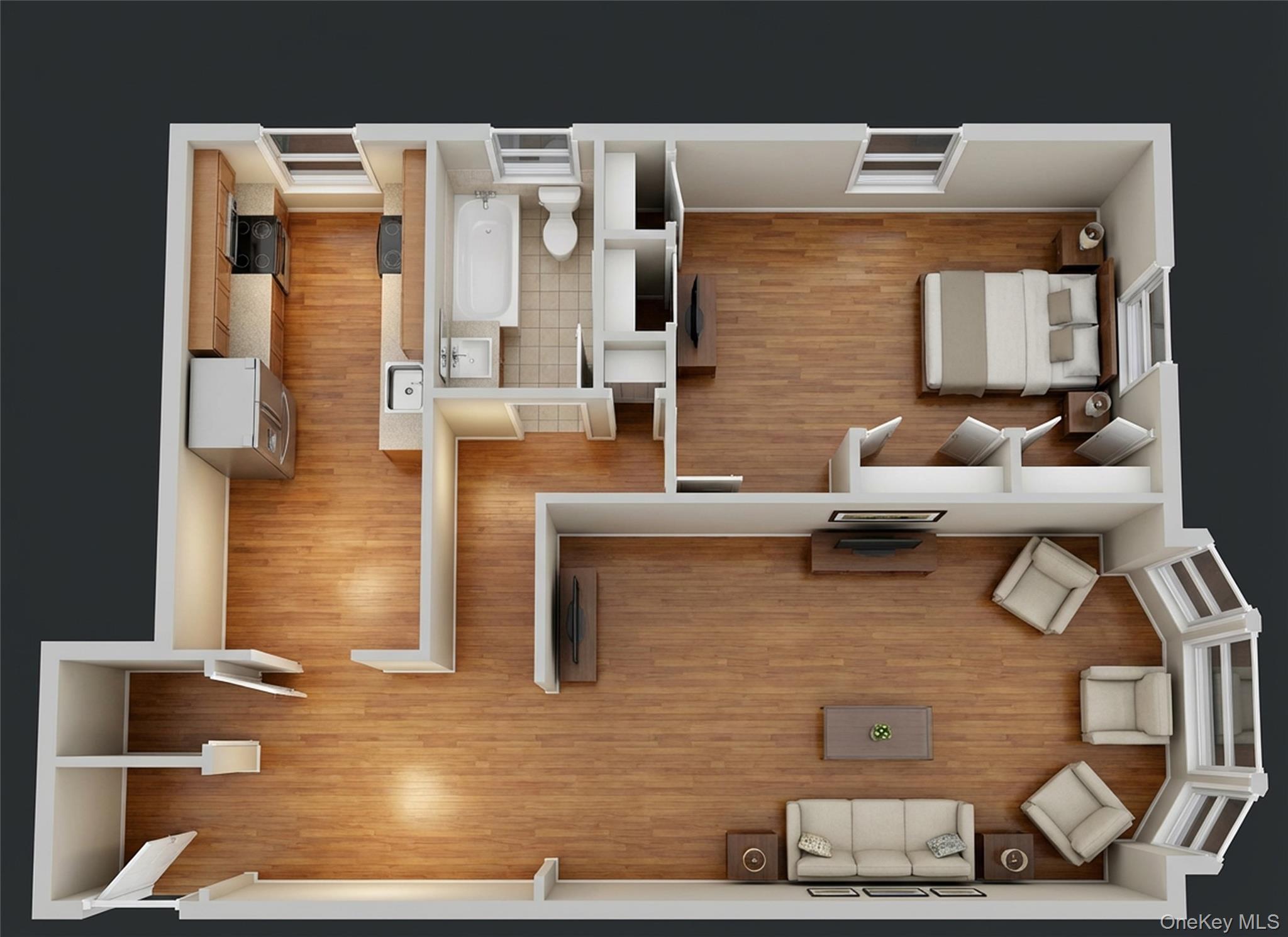 60 Pinewood Road, Unit 1B Hartsdale, NY 10530 - Photo 27 of 27 View of floor plan / room layout.
