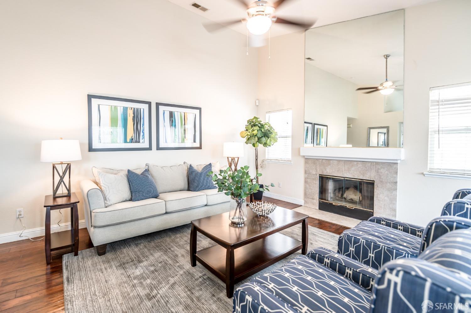 4603 Chelsea Drive Oakley, CA 94561 - Photo 2 of 36 a living room with furniture and a fireplace