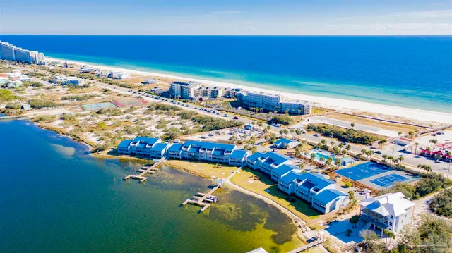 a room with lots of trees and retail shops