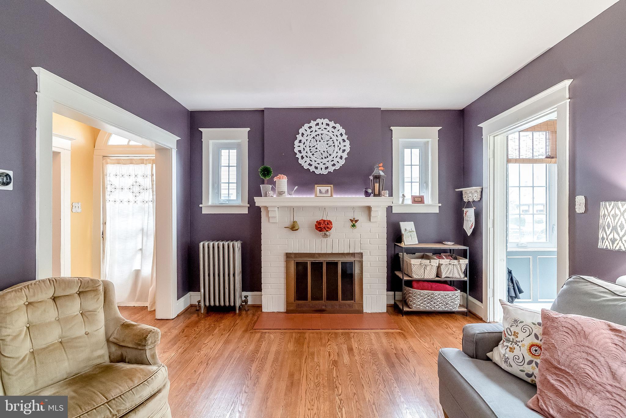 21 Waverly Road Wyncote, PA 19095 - Photo 6 of 25 Wood burning Fireplace