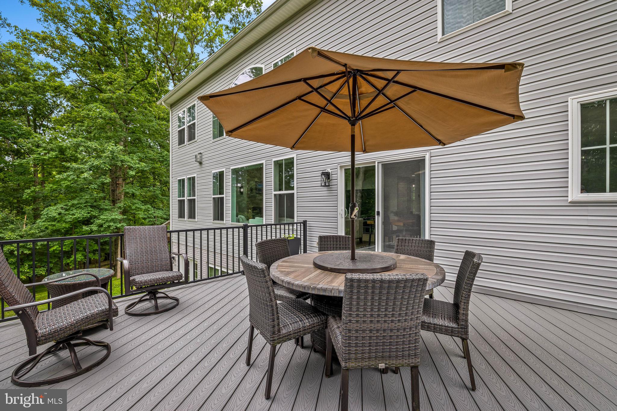 14536 Black Ankle Road Mount Airy, MD 21771 - Photo 35 of 41 Serene deck retreat surrounded by nature.